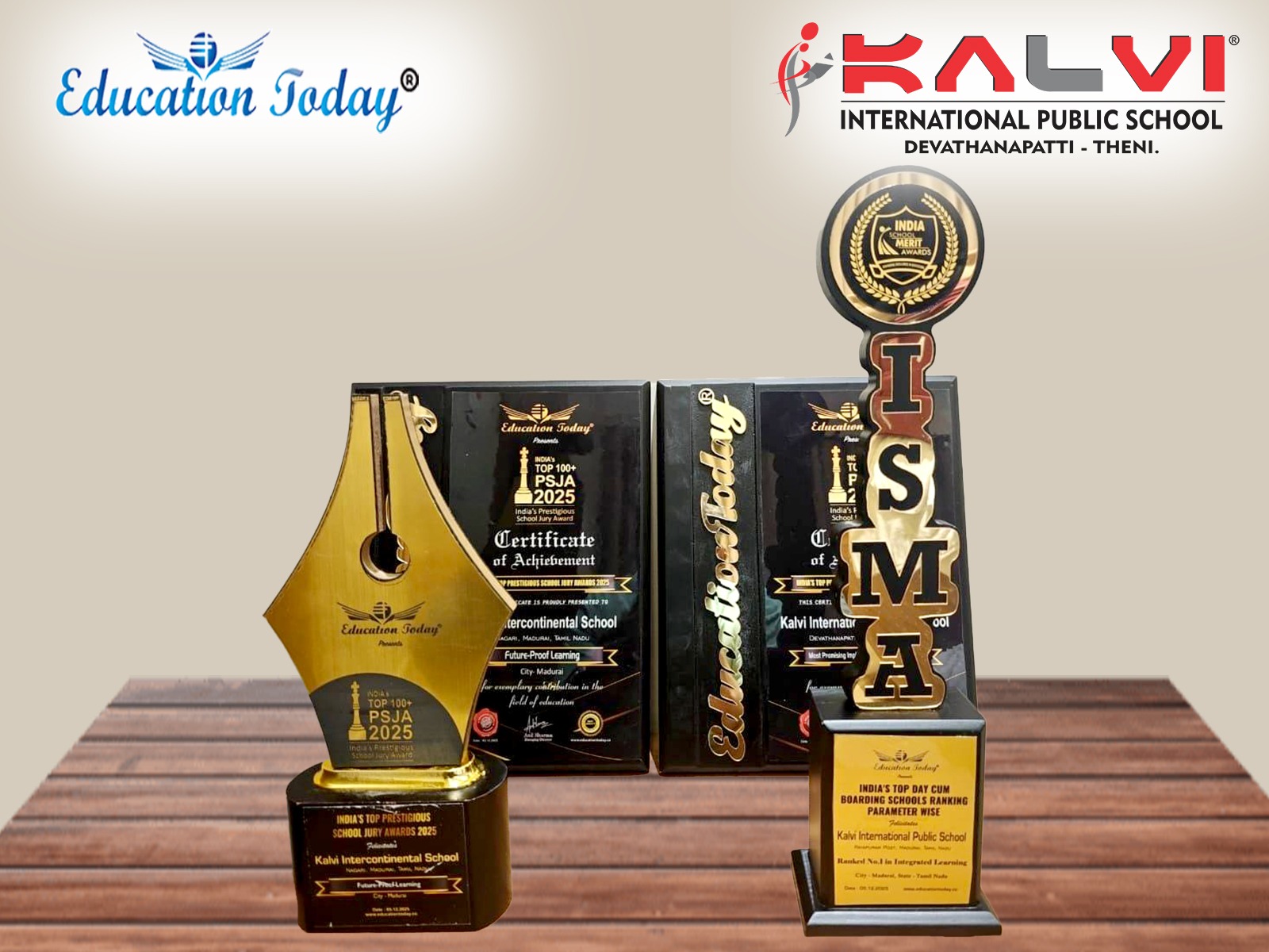 KALVI INTERNATIONAL PUBLIC SCHOOL, Devadanapati is glad to be acknowledged under the category 'Most Promising Implementation of Learning Tools!'